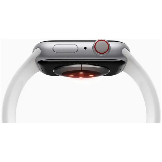 CEAS INTELIGENT APPLE WATCH SERIES 6 GPS MG283, 40MM, CARCASA DIN ALUMINIU CU BANDA SPORT ALBA