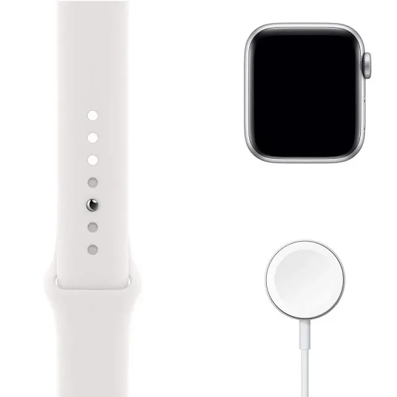 CEAS INTELIGENT APPLE WATCH SERIES 6 GPS MG283, 40MM, CARCASA DIN ALUMINIU CU BANDA SPORT ALBA