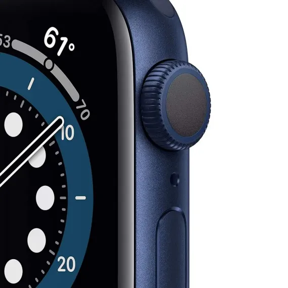 CEAS INTELIGENT APPLE WATCH SERIES 6 GPS M00J3, 44MM, CORP DIN ALUMINIU CU BANDA SPORT DEEP NAVY