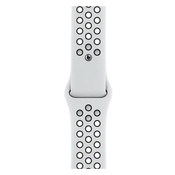 CEAS INTELIGENT APPLE WATCH SERIES 6 GPS MG293, 44MM, CARCASA DIN ALUMINIU CU BANDA PURE PLATINUM/BLACK NIKE SPORT