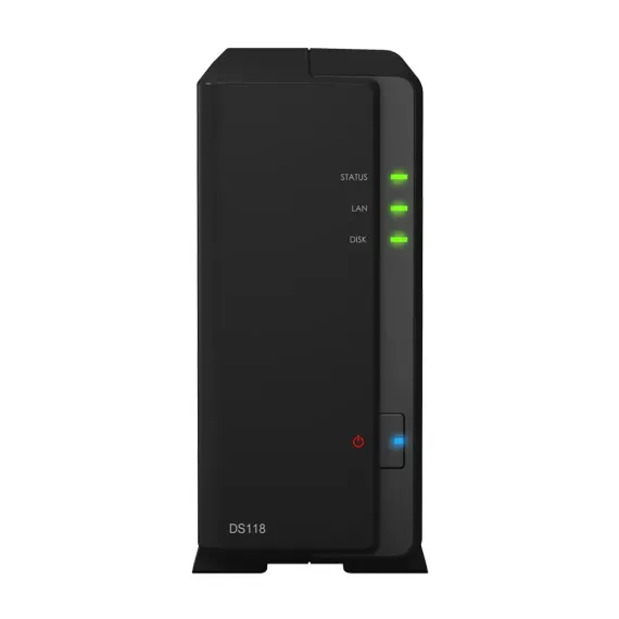 СЕТЕВОЕ ХРАНИЛИЩЕ SYNOLOGY DS118, ЧЁРНЫЙ