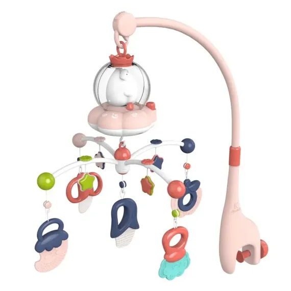 МУЗЫКАЛЬНЫЙ МОБИЛЬНЫЙ ПРОЕКТОР KIKKA BOO ALL IN ONE, РОЗОВЫЙ