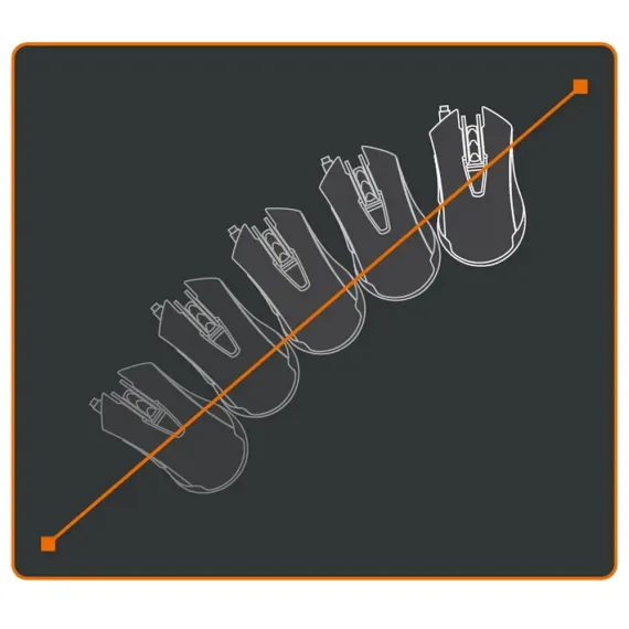 ИГРОВОЙ КОВРИК ДЛЯ МЫШИ COUGAR SPEED EX, LARGE, ЧЁРНЫЙ