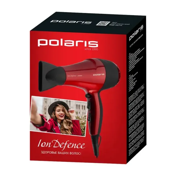 ФЕН POLARIS PHD2077I, 2000ВТ, КРАСНЫЙ