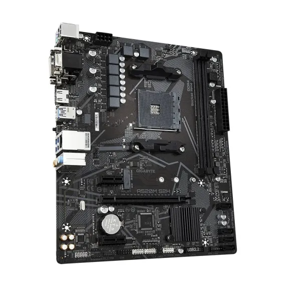 PLACA DE BAZA GIGABYTE A520M S2H 1.0, AM4, AMD A520, MICRO-ATX