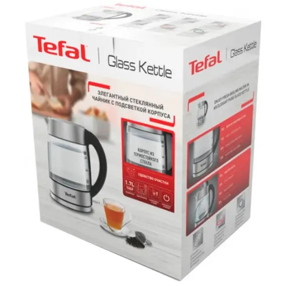 FIERBATOR ELECTRIC TEFAL KI772D38, ARGINTIU