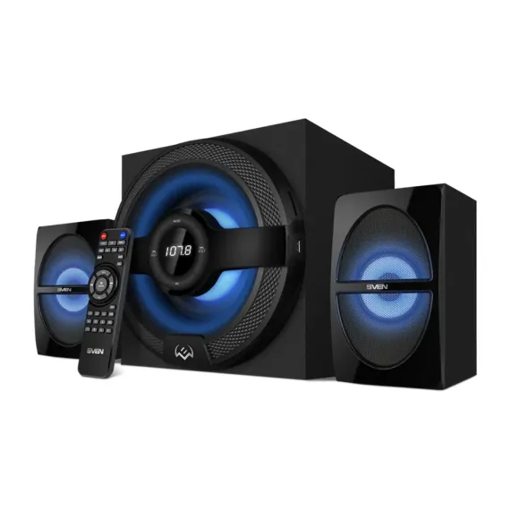 КОМПЬЮТЕРНЫЕ КОЛОНКИ 2.1 SVEN MS-2080, ЧЁРНЫЙ