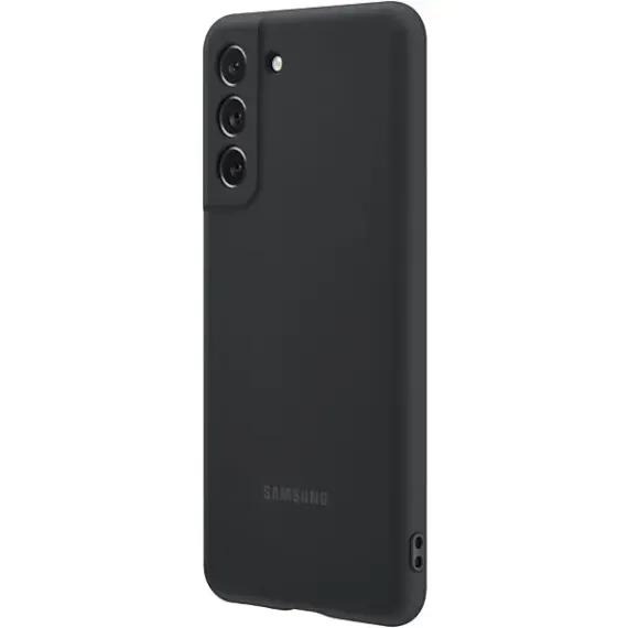HUSA SAMSUNG SILICONE COVER FOR GALAXY S21 FE, NEGRU