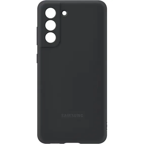 HUSA SAMSUNG SILICONE COVER FOR GALAXY S21 FE, NEGRU