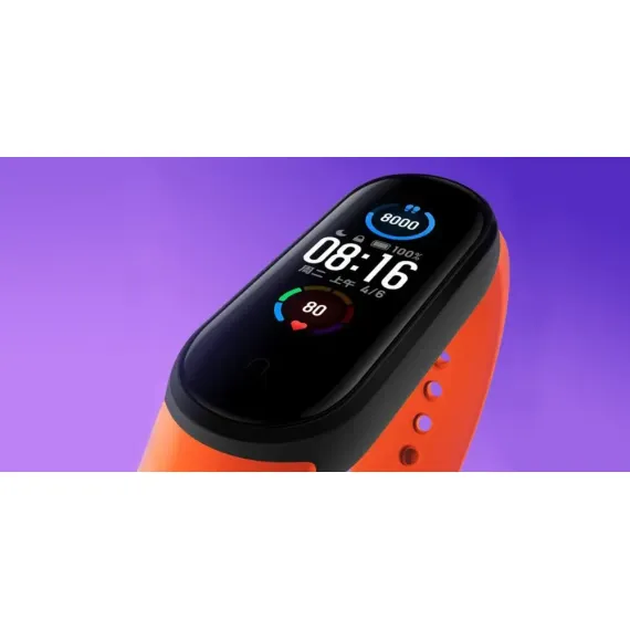 УМНЫЕ ЧАСЫ XIAOMI MIBAND 5, ЧЁРНЫЙ