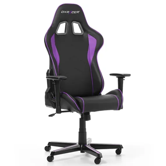 ИГРОВОЕ КРЕСЛО DXRACER FORMULA, ИСКУССТВЕННАЯ КОЖА, ЧЁРНЫЙ/ФИОЛЕТОВЫЙ