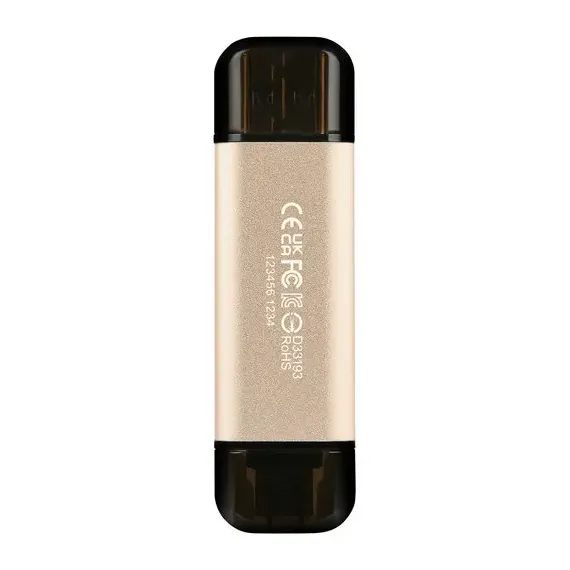 USB FLASH НАКОПИТЕЛЬ TRANSCEND JETFLASH 930C, 512ГБ, ЗОЛОТИСТЫЙ