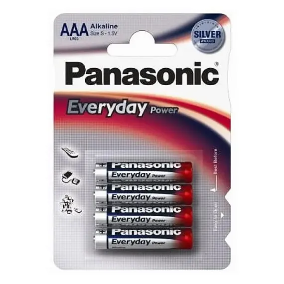 БАТАРЕЙКИ PANASONIC LR03REE, AAA, 4ШТ.