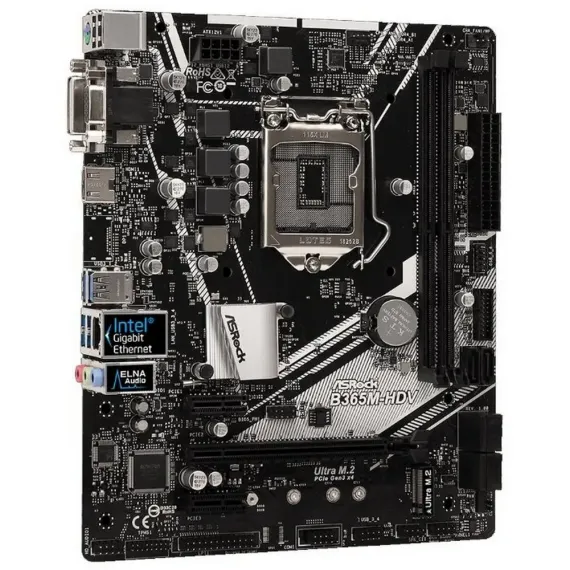 МАТЕРИНСКАЯ ПЛАТА ASROCK B365M-HDV, LGA1151, INTEL B365, MICRO-ATX