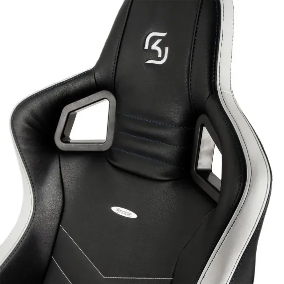 SCAUN GAMING NOBLECHAIRS EPIC, PU PIELE, NEGRU/ALB
