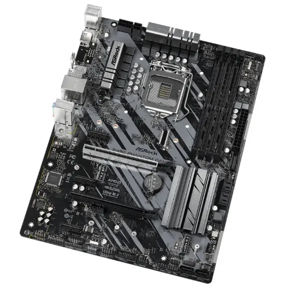 МАТЕРИНСКАЯ ПЛАТА ASROCK Z490 PHANTOM GAMING 4, LGA1200, INTEL Z490, ATX
