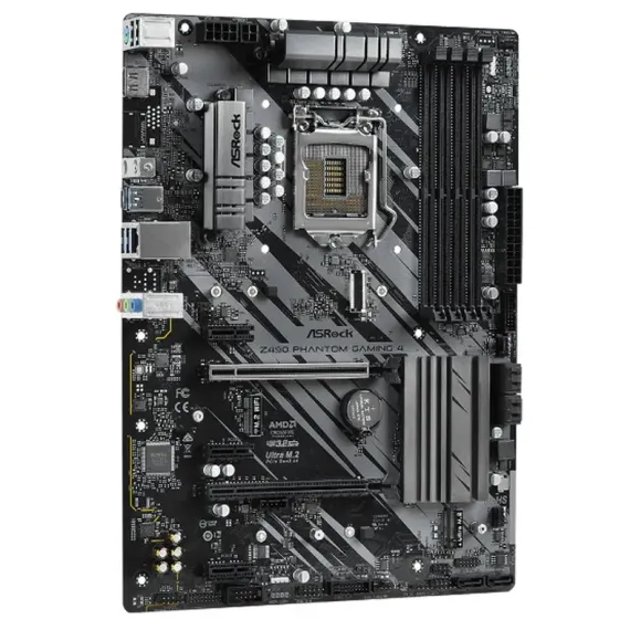 МАТЕРИНСКАЯ ПЛАТА ASROCK Z490 PHANTOM GAMING 4, LGA1200, INTEL Z490, ATX
