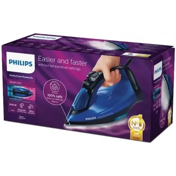 УТЮГ PHILIPS PERFECTCARE GC3920/20, 2500ВТ, СИНИЙ