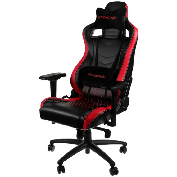 ИГРОВОЕ КРЕСЛО NOBLECHAIRS EPIC, ИСКУССТВЕННАЯ КОЖА, ЧЕРНЫЙ/КРАСНЫЙ