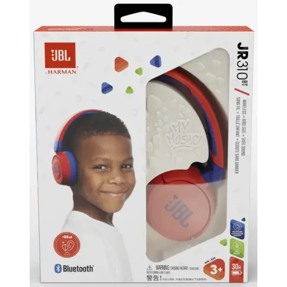 CASTI JBL JR310BT, ROSU
