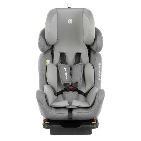ДЕТСКОЕ АВТОКРЕСЛО 3-В-1 KIKKA BOO 4 SAFE ISOFIX, ГРУППА 0+/1/2/3 (0-36 КГ), СЕРЫЙ