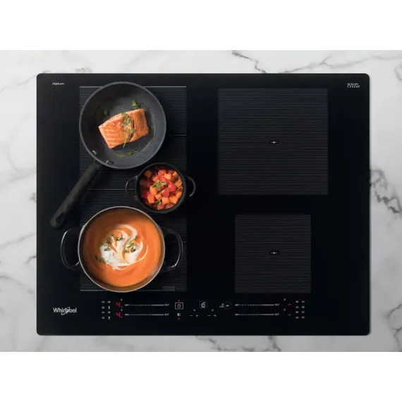 PLITA CU INDUCTIE WHIRLPOOL WF S0160 NE, NEGRU