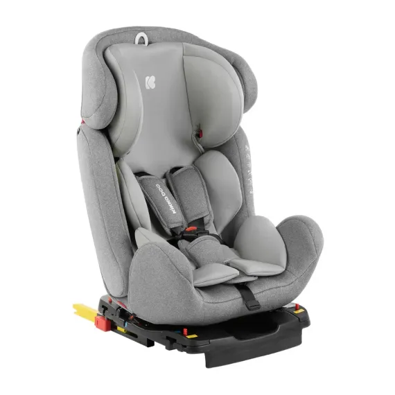 ДЕТСКОЕ АВТОКРЕСЛО 3-В-1 KIKKA BOO 4 SAFE ISOFIX, ГРУППА 0+/1/2/3 (0-36 КГ), СЕРЫЙ