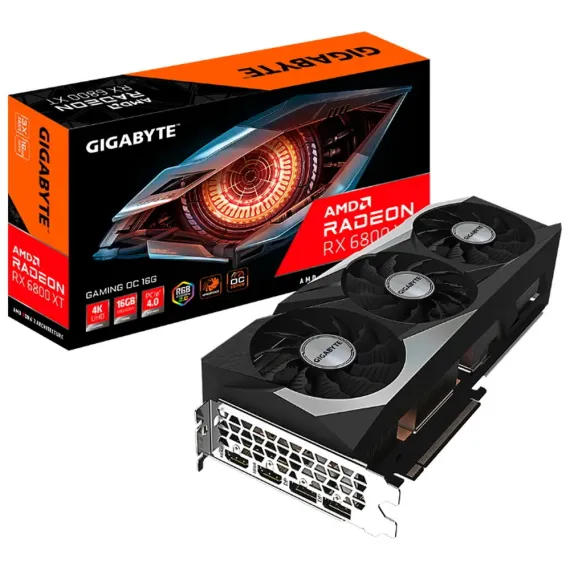 ВИДЕОКАРТА GIGABYTE GV-R68XTGAMING OC-16GD, 16GB GDDR6 256БИТ