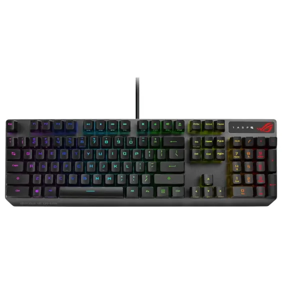 TASTATURA ASUS STRIX SCOPE RX, CU FIR, NEGRU