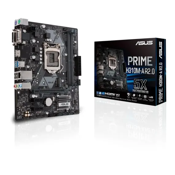 МАТЕРИНСКАЯ ПЛАТА ASUS PRIME H310M-R R2.0, LGA1151, INTEL H310, MICRO-ATX