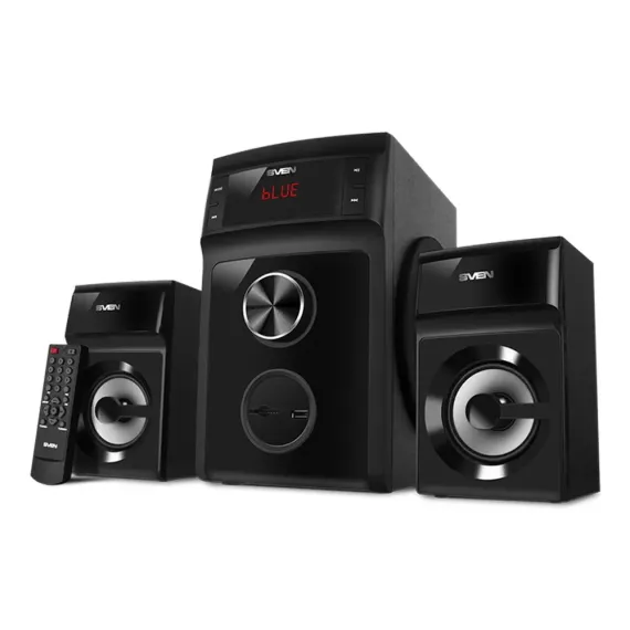 КОМПЬЮТЕРНЫЕ КОЛОНКИ 2.1 SVEN MS-301, ЧЁРНЫЙ