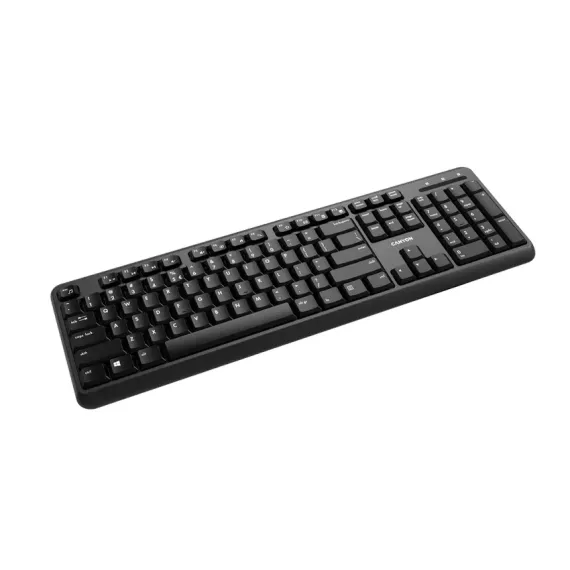 TASTATURA CANYON W20, FARA FIR, NEGRU