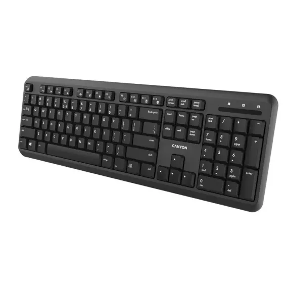 SET TASTATURA + MOUSE CANYON W20, FARA FIR, NEGRU
