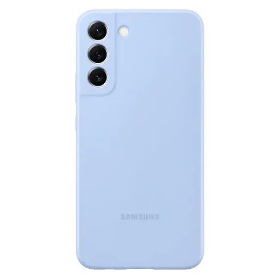 HUSA SAMSUNG SILICONE COVER FOR GALAXY S22+, ALBASTRU DESCHIS