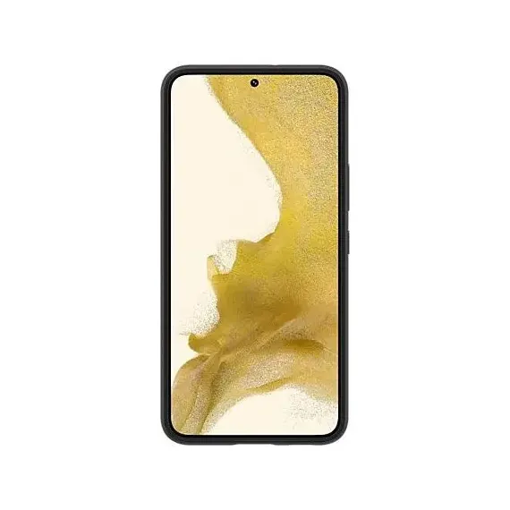 HUSA SAMSUNG SILICONE COVER FOR GALAXY S22, NEGRU