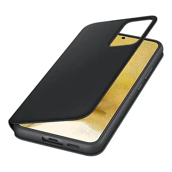 HUSA TIP CARTE SAMSUNG SMART CLEAR VIEW COVER FOR GALAXY S22+, NEGRU