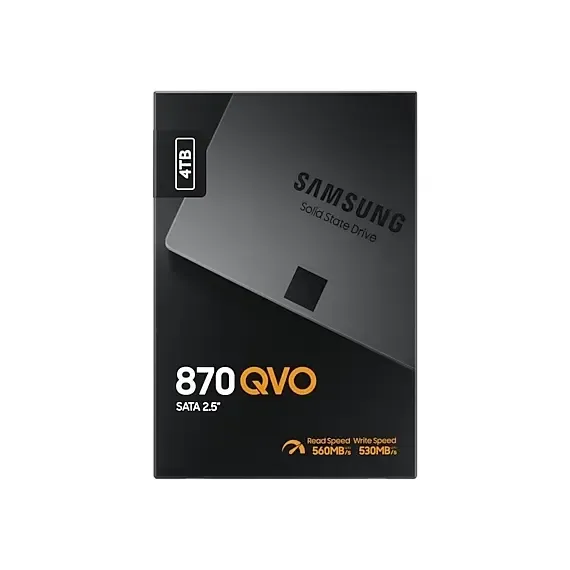 НАКОПИТЕЛЬ SSD SAMSUNG 870 EVO  MZ-77E4T0, 4000ГБ, MZ-77E4T0BW