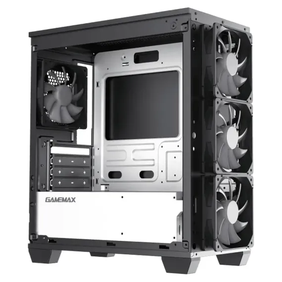 CARCASA PC GAMEMAX AERO MINI ECO, MICRO-ATX, ATX, NEGRU