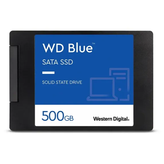 НАКОПИТЕЛЬ SSD WESTERN DIGITAL WD BLUE, 500ГБ, WDS500G2B0A
