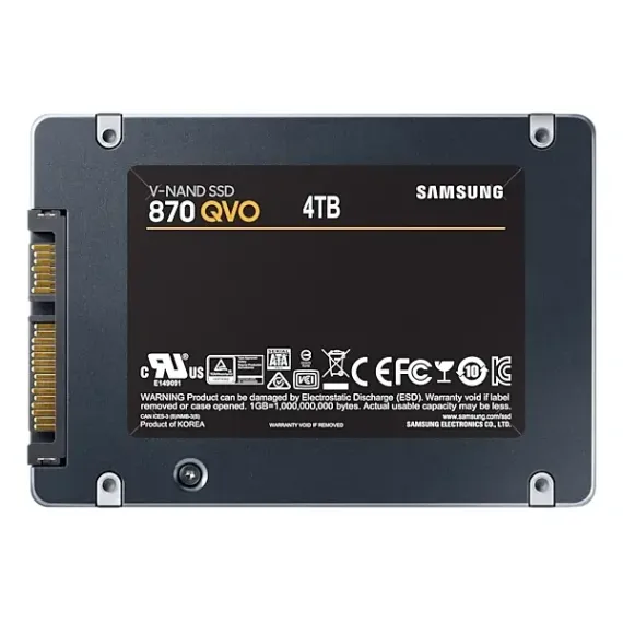 НАКОПИТЕЛЬ SSD SAMSUNG 870 EVO  MZ-77E4T0, 4000ГБ, MZ-77E4T0BW