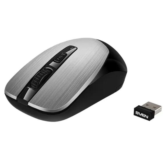 MOUSE WIRELESS SVEN RX-380W, ARGINTIU
