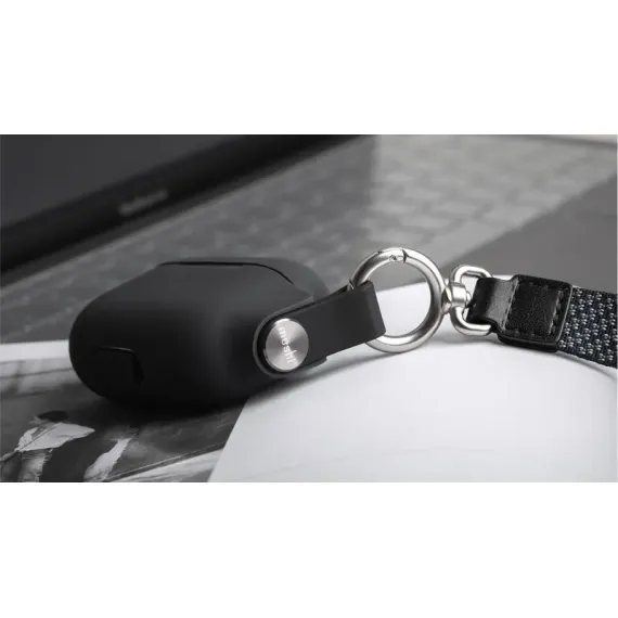 HUSA MOSHI PEBBO - AIRPODS 3, NEGRU