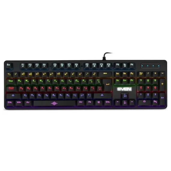 TASTATURA SVEN KB-G9100, CU FIR, NEGRU