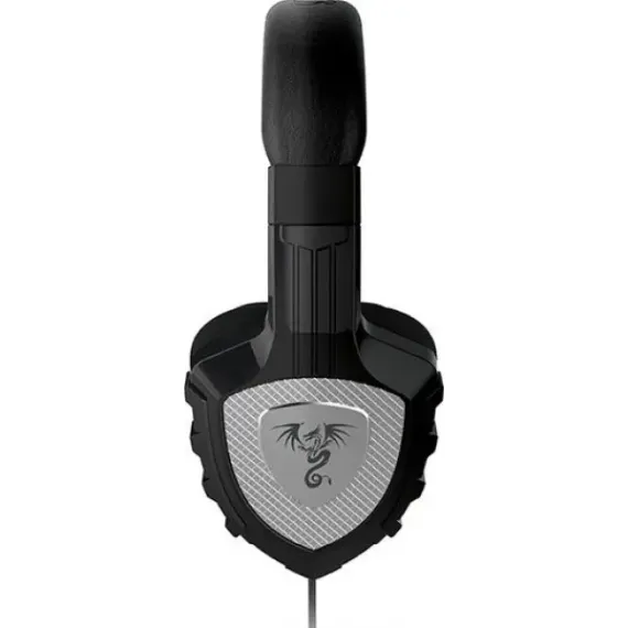 CASTI GAMING QUMO -HAMPION, CU FIR, NEGRU