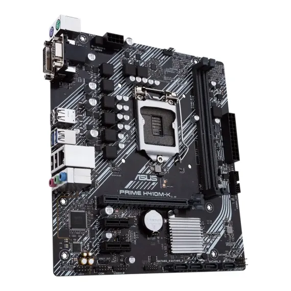 МАТЕРИНСКАЯ ПЛАТА ASUS PRIME H410M-K, LGA1200, INTEL H410, MICRO-ATX