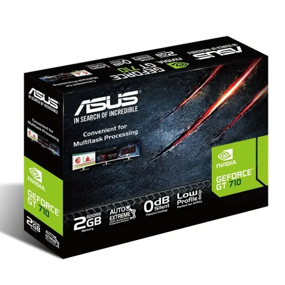 ВИДЕОКАРТА ASUS GT710-SL-2GD5,  2ГБ GDDR5 64БИТ