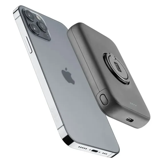 ПОРТАТИВНОЕ ЗАРЯДНОЕ УСТРОЙСТВО CELLULARLINE MAG 5000 WIRELESS, 5000МА·Ч, ЧЁРНЫЙ