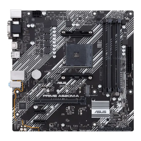 PLACA DE BAZA ASUS PRIME A520M-A, AM4, AMD A520, MICRO-ATX