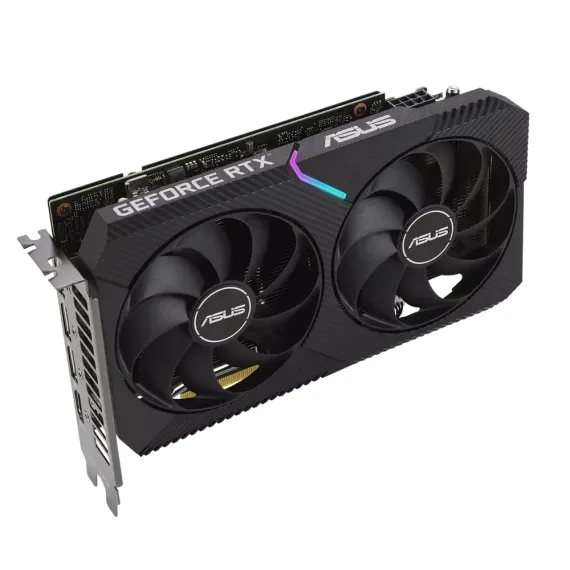 ВИДЕОКАРТА ASUS DUAL-RTX3060-O12G-V2, 12ГБ GDDR6 192БИТ