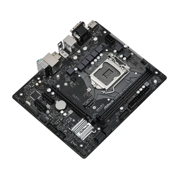 PLACA DE BAZA ASROCK H470M-HDV/M.2, LGA1200, INTEL H470, MICRO-ATX
